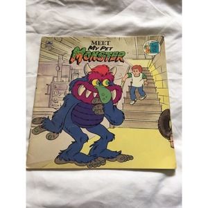Vintage 1986 Meet My Pet Monster by William McCay Golden Book PB